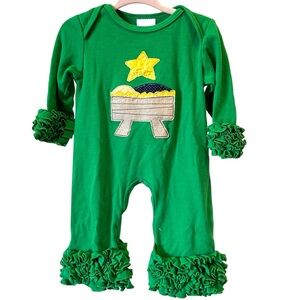 Nativity Ruffle Romper 3-6M